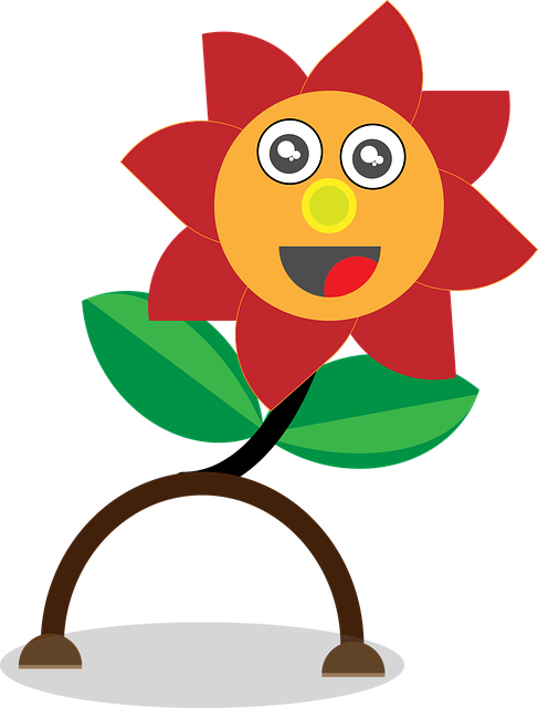 Free download Flower Funny Figure - Free vector graphic on Pixabay free illustration to be edited with GIMP free online image editor
