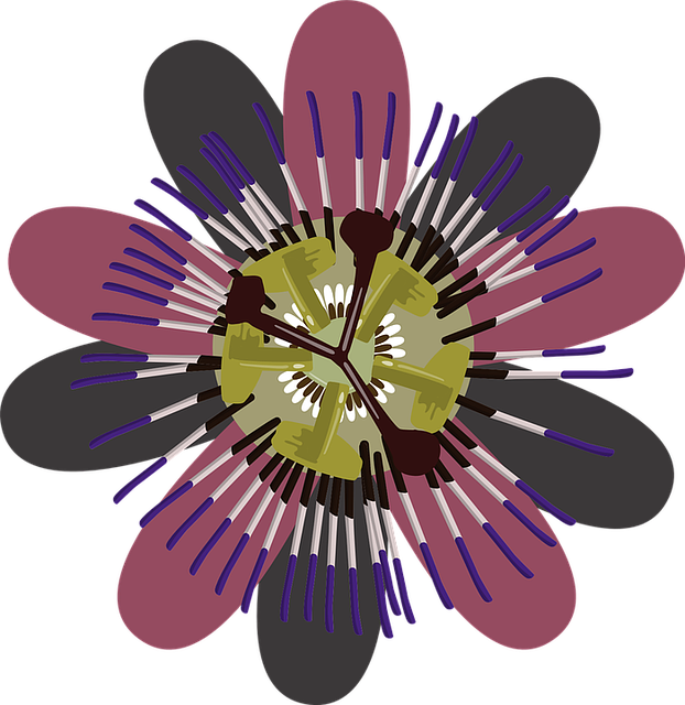 Free download Flower Purple Clip Art -  free illustration to be edited with GIMP free online image editor