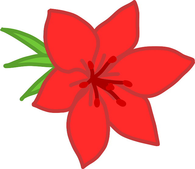 Free download Flower Red Simple - Free vector graphic on Pixabay free illustration to be edited with GIMP free online image editor