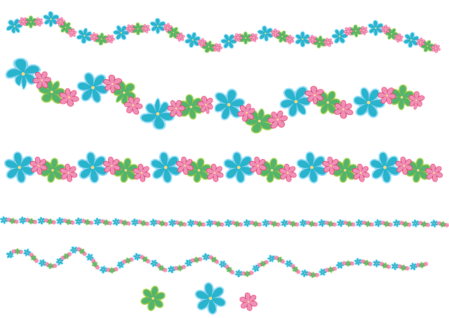 Free download Flowers Garland Spring -  free illustration to be edited with GIMP free online image editor