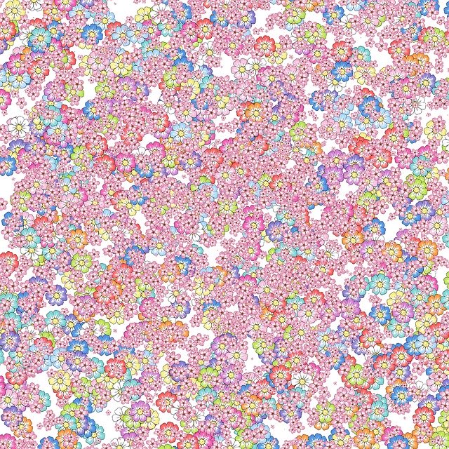 Descarga gratuita Flower Shower Floral Background - ilustración gratuita para ser editada con GIMP editor de imágenes en línea gratuito