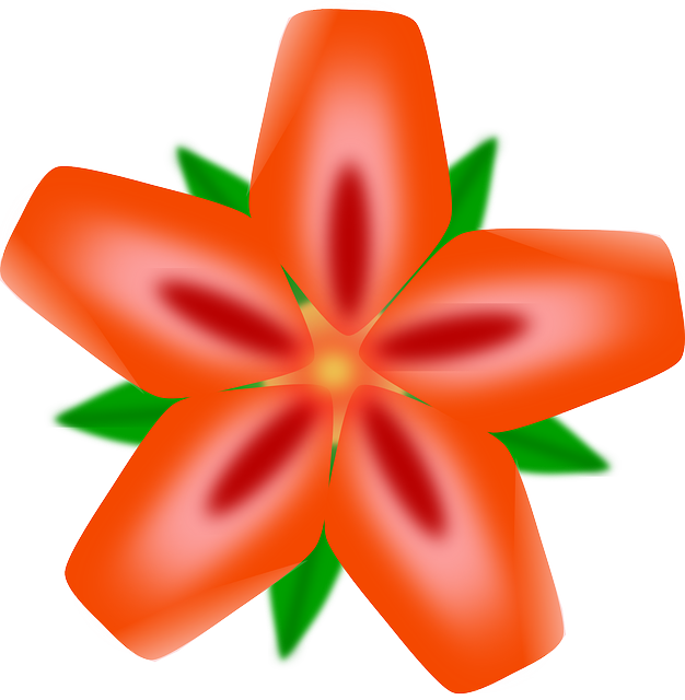 Free download Flowers Orange Abstract - Free vector graphic on Pixabay free illustration to be edited with GIMP free online image editor