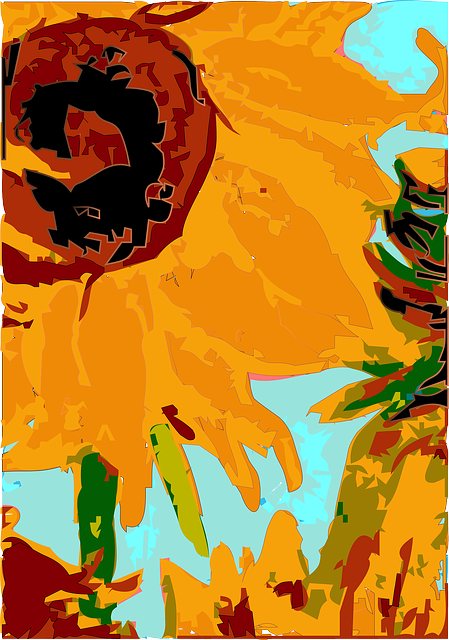 Free download Flowers Paint Vincent Van Gogh - Free vector graphic on Pixabay free illustration to be edited with GIMP free online image editor