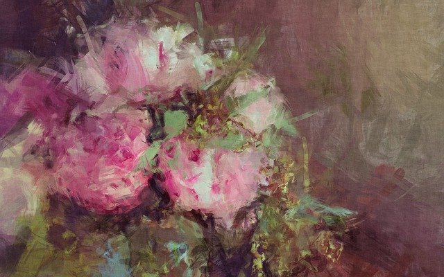 Free download Flowers Roses Sketchy Painting -  free illustration to be edited with GIMP free online image editor