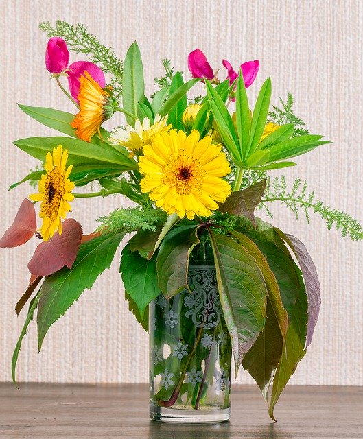 Free download Flowers Still Life Bouquet -  free photo or picture to be edited with GIMP online image editor