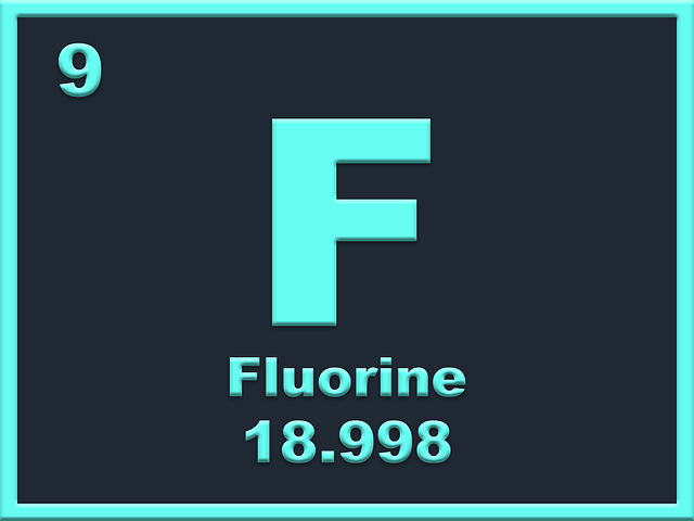 Free download Fluorine Element Periodic Table -  free illustration to be edited with GIMP free online image editor