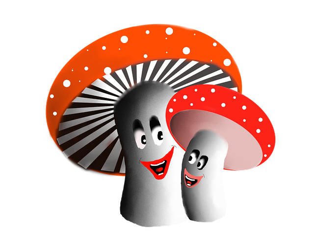 Free download Fly Agaric Fairy Tales Comic -  free illustration to be edited with GIMP free online image editor