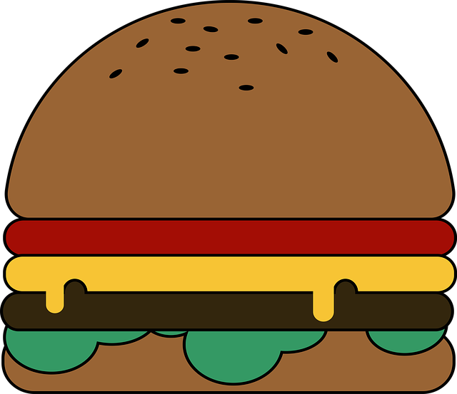 Free download Food Hamburger Meal -  free illustration to be edited with GIMP free online image editor