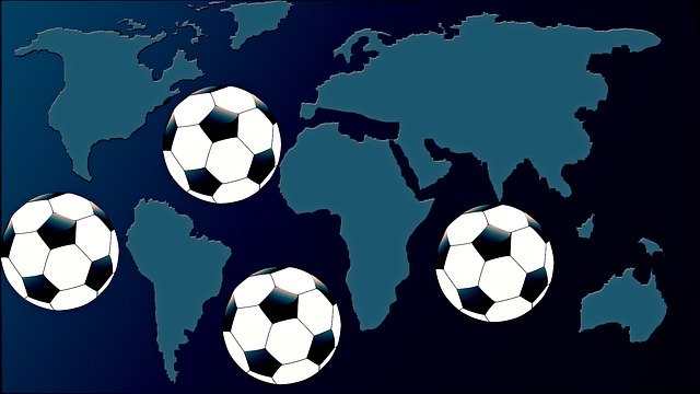 Free download Football Map Of The World -  free illustration to be edited with GIMP free online image editor