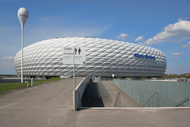 Free download Football Stadium Arena Allianz -  free photo or picture to be edited with GIMP online image editor