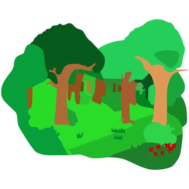 Free download Forest Tree Nature - Free vector graphic on Pixabay free illustration to be edited with GIMP free online image editor