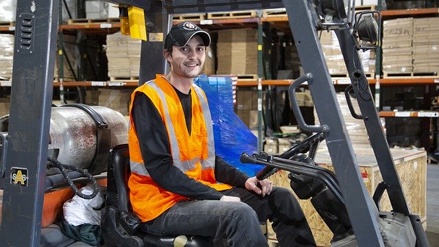 Free download Forklift Worker -  free photo or picture to be edited with GIMP online image editor