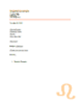 Free download Formal Letter - Leo DOC, XLS or PPT template free to be edited with LibreOffice online or OpenOffice Desktop online