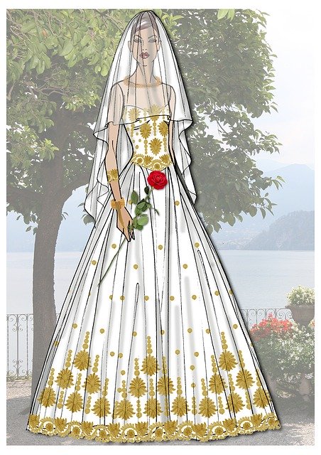 Free download Formal Wear Bride -  free illustration to be edited with GIMP free online image editor