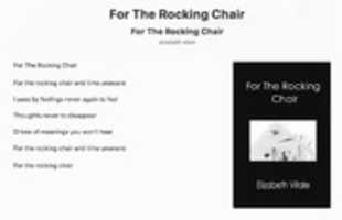 Free download For The Rocking Chair free photo or picture to be edited with GIMP online image editor