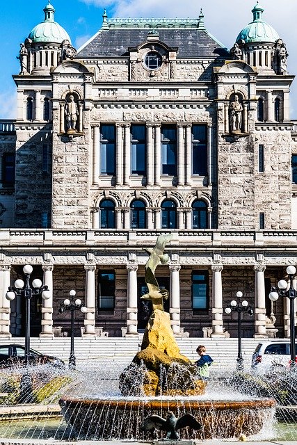 Free download Fountain Boy Legislative Building -  free photo or picture to be edited with GIMP online image editor