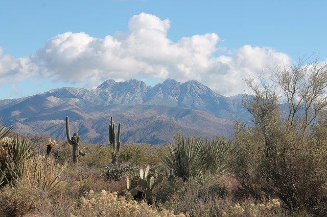 Free download Four Peeks Arizona Mountain -  free photo or picture to be edited with GIMP online image editor