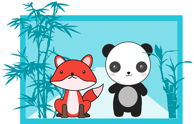 Free download Fox Panda Animal - Free vector graphic on Pixabay free illustration to be edited with GIMP free online image editor