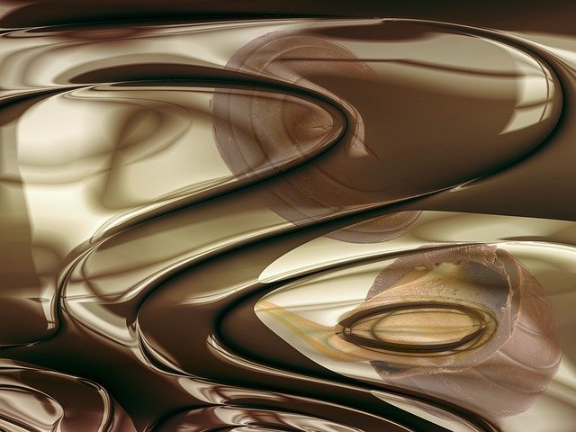 Free download Fractal Art Background Chocolate -  free illustration to be edited with GIMP free online image editor