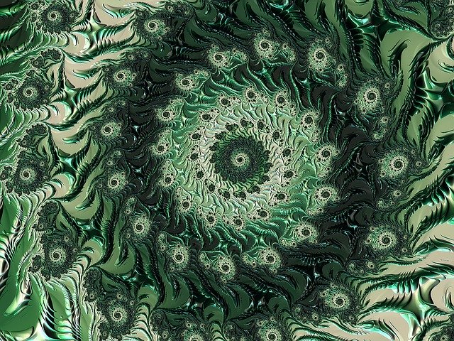 Free download Fractal Art Spiral -  free illustration to be edited with GIMP free online image editor