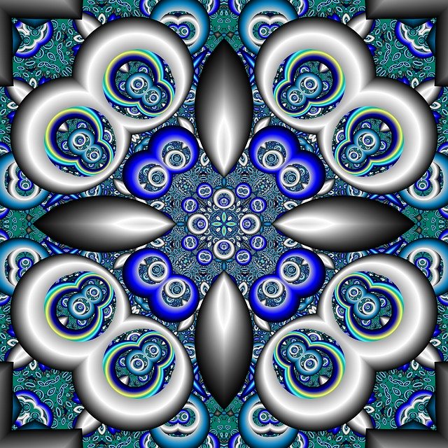 Free download Fractal Cathedral Pattern -  free illustration to be edited with GIMP free online image editor