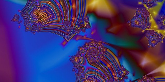 Free download Fractal Fantastic Colorful -  free illustration to be edited with GIMP free online image editor