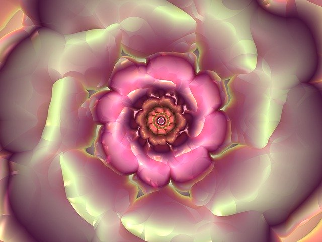 Free download Fractal Flower Fractals -  free illustration to be edited with GIMP free online image editor