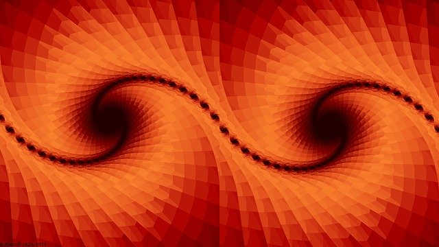 Free download Fractal Orange Digital Art -  free illustration to be edited with GIMP free online image editor