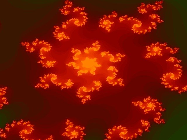 Free download Fractal Red Spiral -  free illustration to be edited with GIMP free online image editor