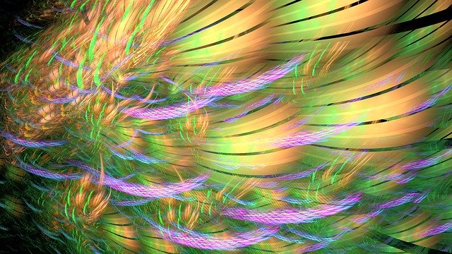 Free download Fractals Abstract Digi Art Rainbow -  free illustration to be edited with GIMP free online image editor