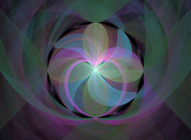 Free download Fractals Blue Pink -  free illustration to be edited with GIMP free online image editor