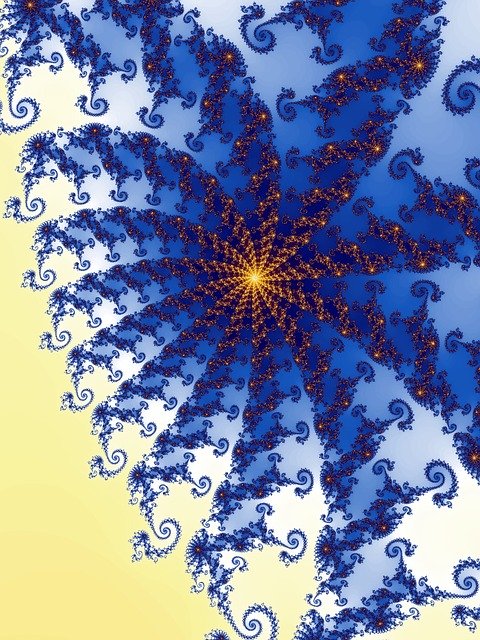 Free download Fractal Spiral Curve -  free illustration to be edited with GIMP free online image editor