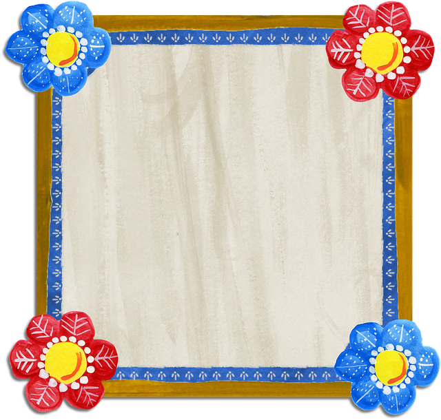 Free download Frame Blue Red -  free illustration to be edited with GIMP free online image editor