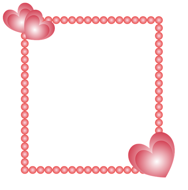 Free download Frame Heart Hearts -  free illustration to be edited with GIMP free online image editor