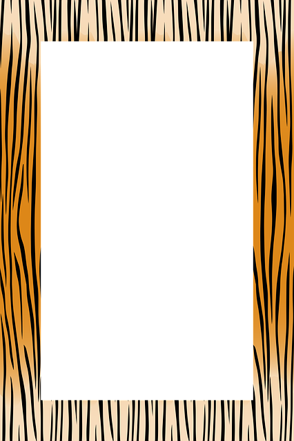 Free download Frame Tiger Decoration -  free illustration to be edited with GIMP free online image editor