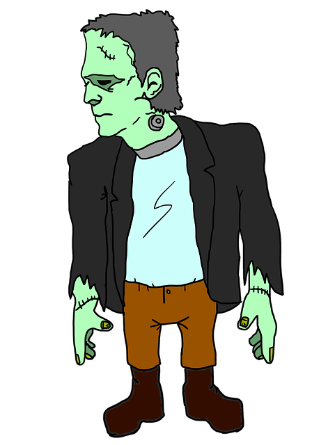 Free download Frankenstein Monster Zombie -  free illustration to be edited with GIMP free online image editor