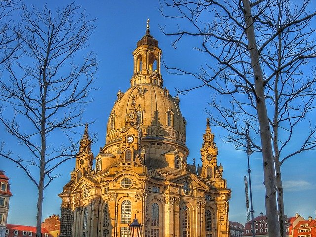 Free download Frauenkirche Dresden City -  free photo or picture to be edited with GIMP online image editor