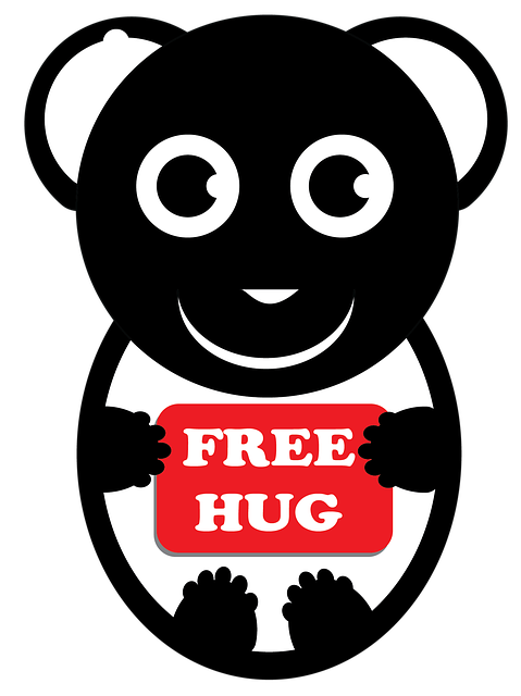 Free download Free Hug Panda Baby -  free illustration to be edited with GIMP free online image editor