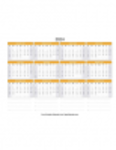 Free download Free Printable Calendar 2024 Microsoft Word, Excel or Powerpoint template free to be edited with LibreOffice online or OpenOffice Desktop online