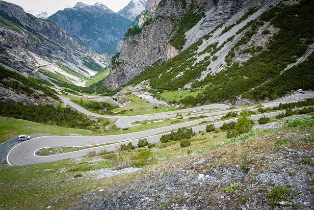 Free download french alps mountain road free picture to be edited with GIMP free online image editor