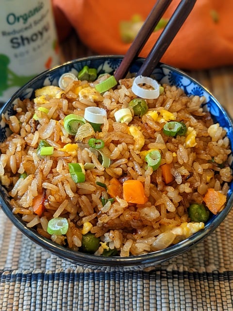 Free download fried rice asian food meal rice free picture to be edited with GIMP free online image editor