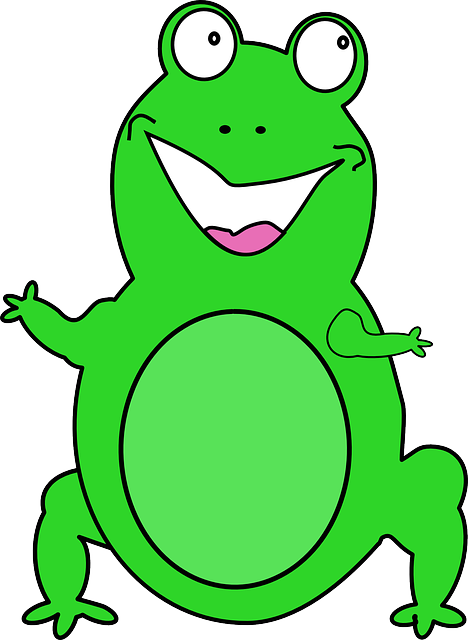 Free download Frog Green Cheerful - Free vector graphic on Pixabay free illustration to be edited with GIMP free online image editor