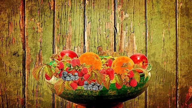 Free download Fruit Bowl Fruits Still -  free illustration to be edited with GIMP free online image editor