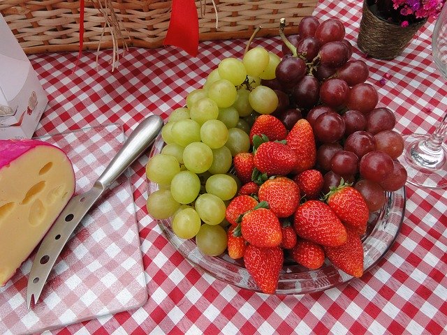 Free download Fruit Picnic Nutrition -  free photo or picture to be edited with GIMP online image editor