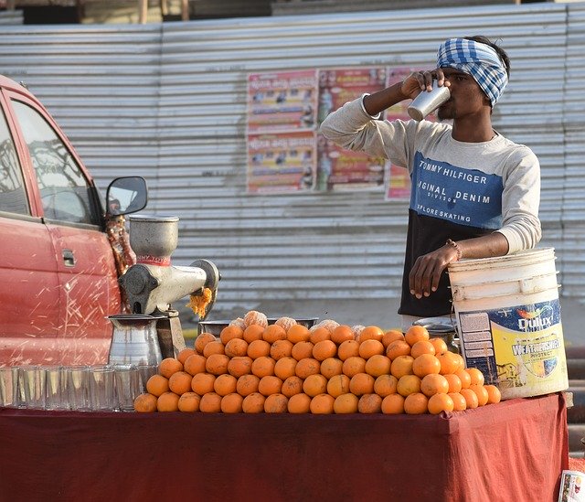 Free download Fruit Vendor Juice -  free photo or picture to be edited with GIMP online image editor