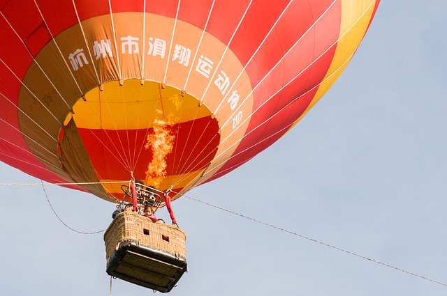 Free download Fuyang Hot Air Balloon Blue -  free photo or picture to be edited with GIMP online image editor