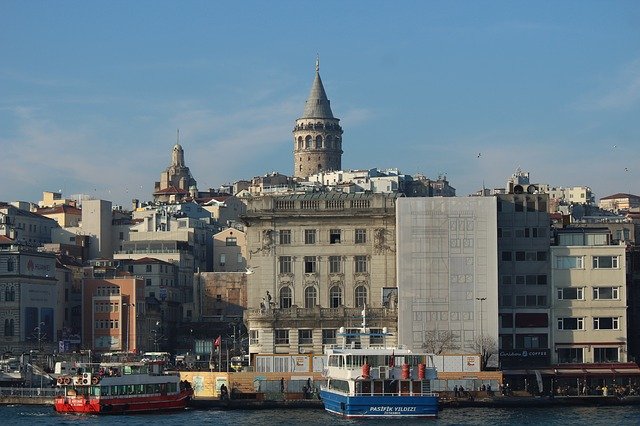 Free download Galata Tower Estuary -  free photo or picture to be edited with GIMP online image editor
