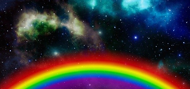 Free download Galaxy Rainbow Universe -  free illustration to be edited with GIMP free online image editor