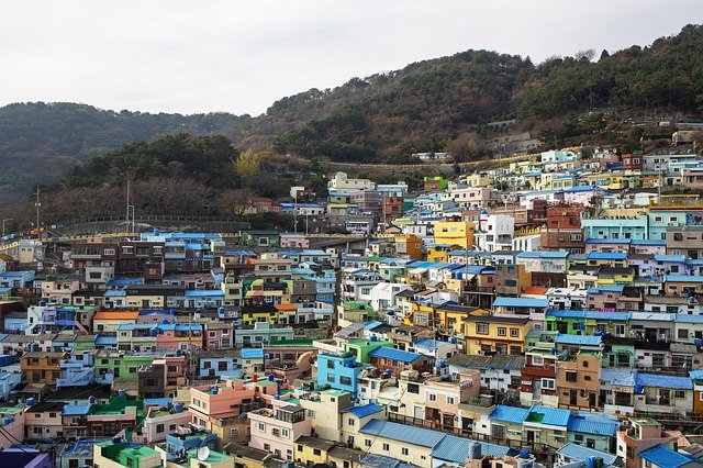 دانلود رایگان Gamcheon Village Busan City - عکس یا تصویر رایگان برای ویرایش با ویرایشگر تصویر آنلاین GIMP