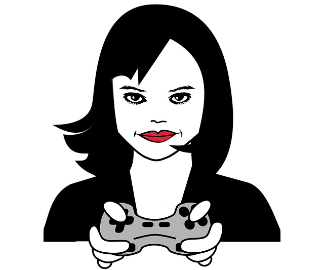 Free download Gamer Gaming Female -  free illustration to be edited with GIMP free online image editor